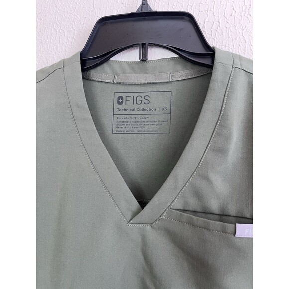 Figs Scrubs Set Womens XS Halle V-Neck Long Sleeve Tunic Top Zamora Joggers - Picture 12 of 15